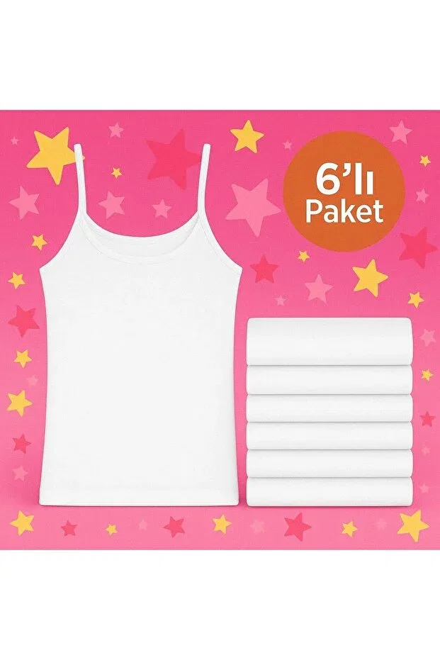 Детский топ для девочек без рукавов Cateksss, White