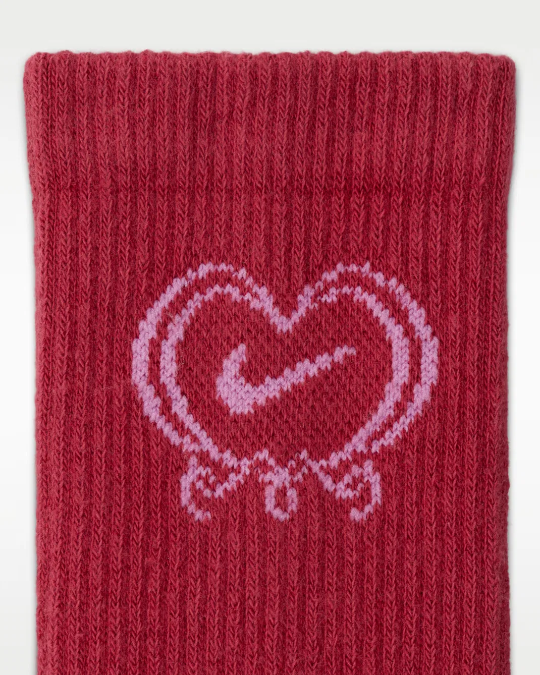 Мягкие носки средней высоты (1 пара) Nike Everyday Plus, Team Crimson/Light Magenta — фото 4
