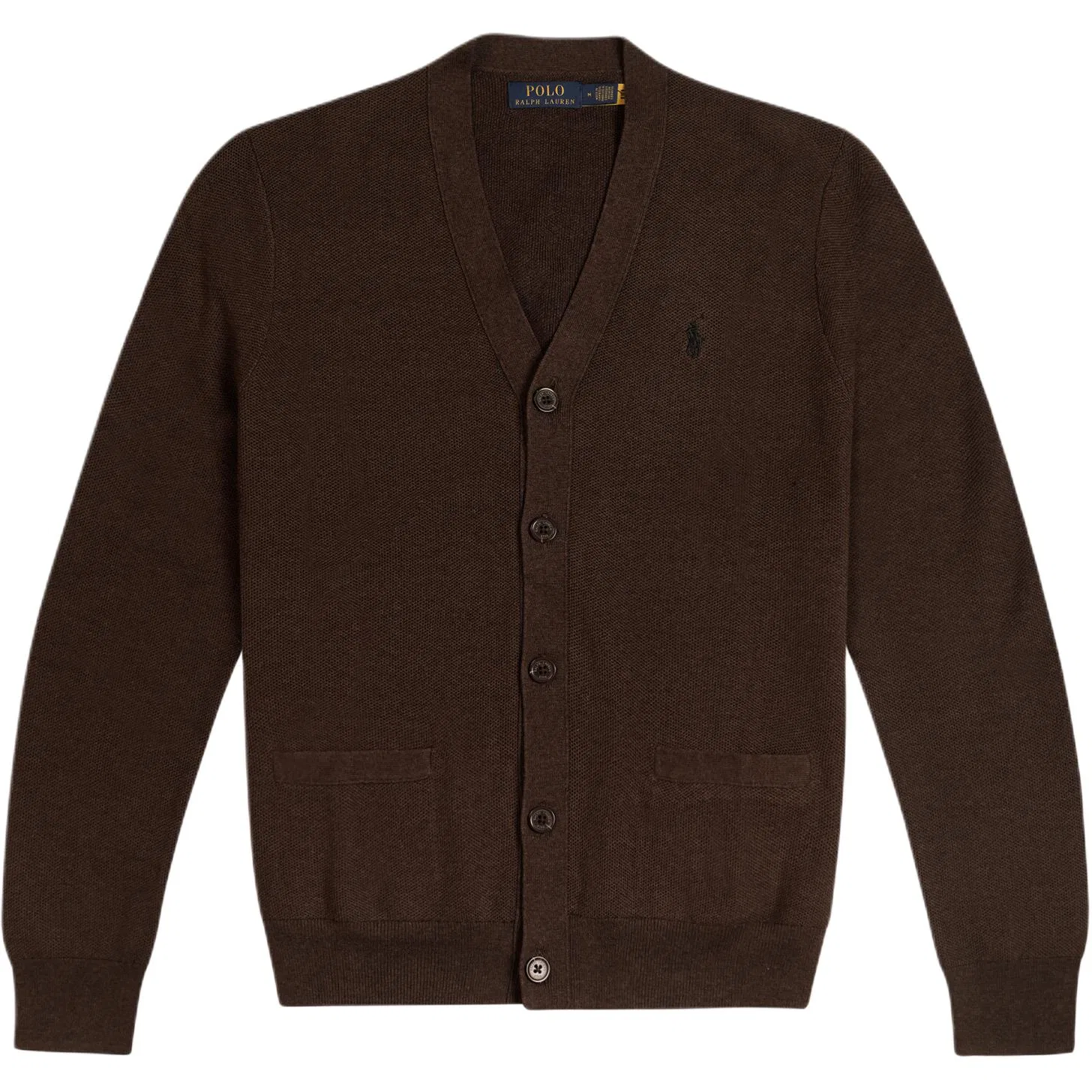 Мужской свитер с V-образным вырезом, свободный крой, Polo Ralph Lauren, Brown