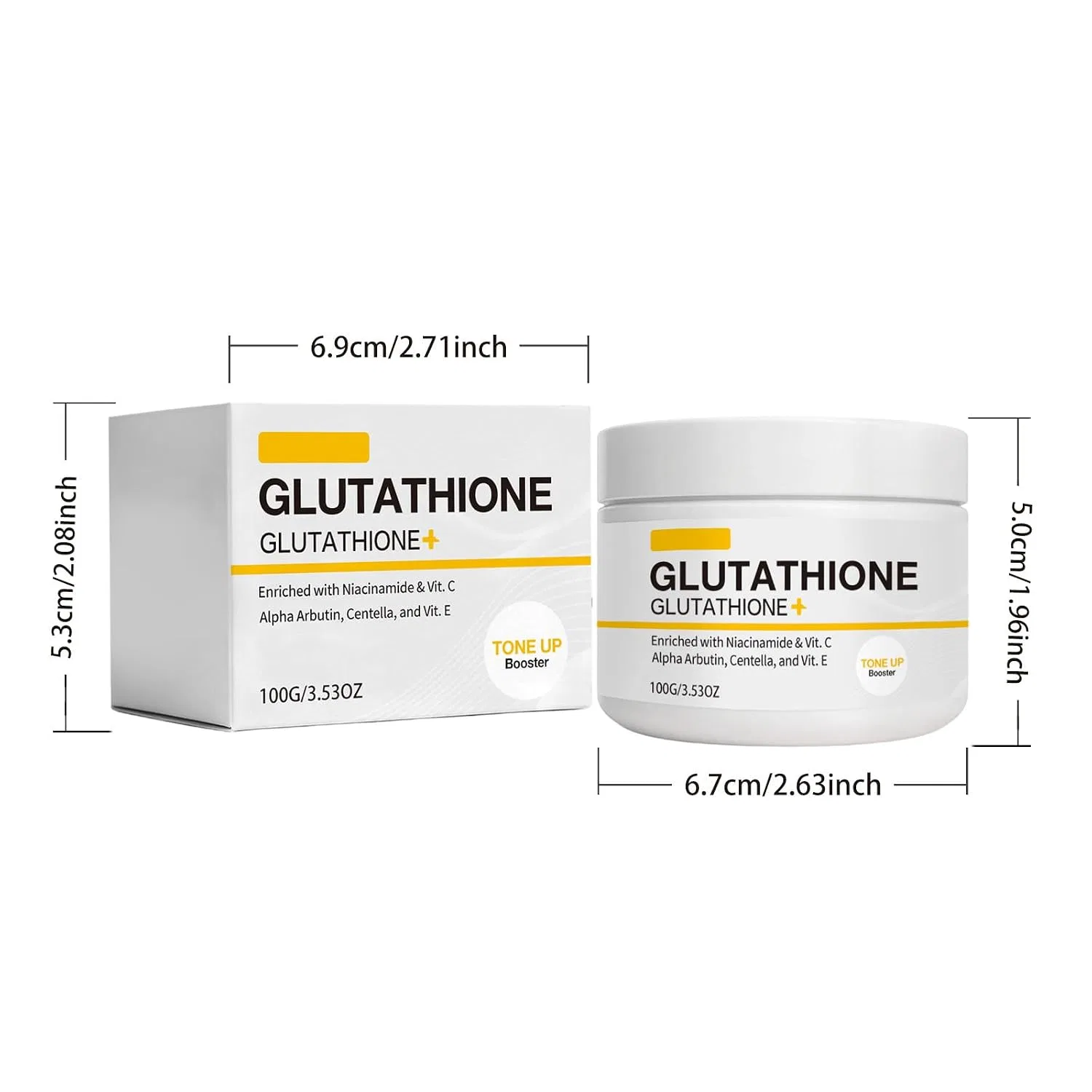 Скраб для тела Skinflair Glutathione Body Scrub, 100 г, 5 шт. Xinran — фото 4