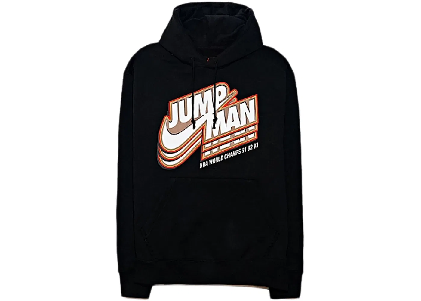 Мужской пуловер с капюшоном флисовый Jordan Air Jordan Jumpman Core Fleece Pullover Hoodie, Black/Multi