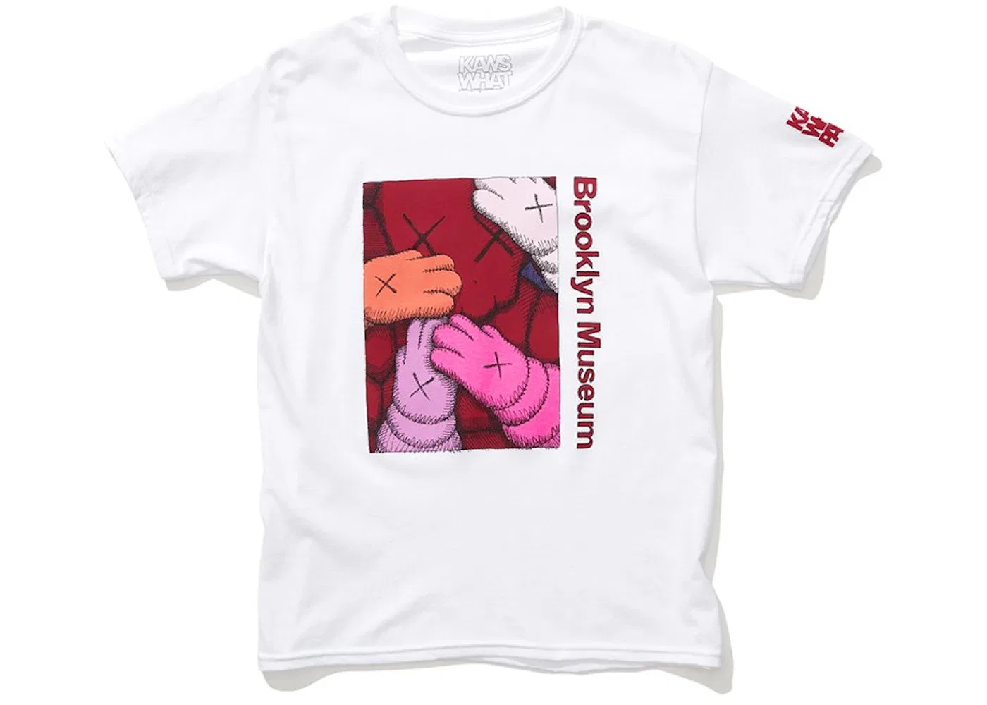 Детская футболка с принтом KAWS URGE (Youth), White