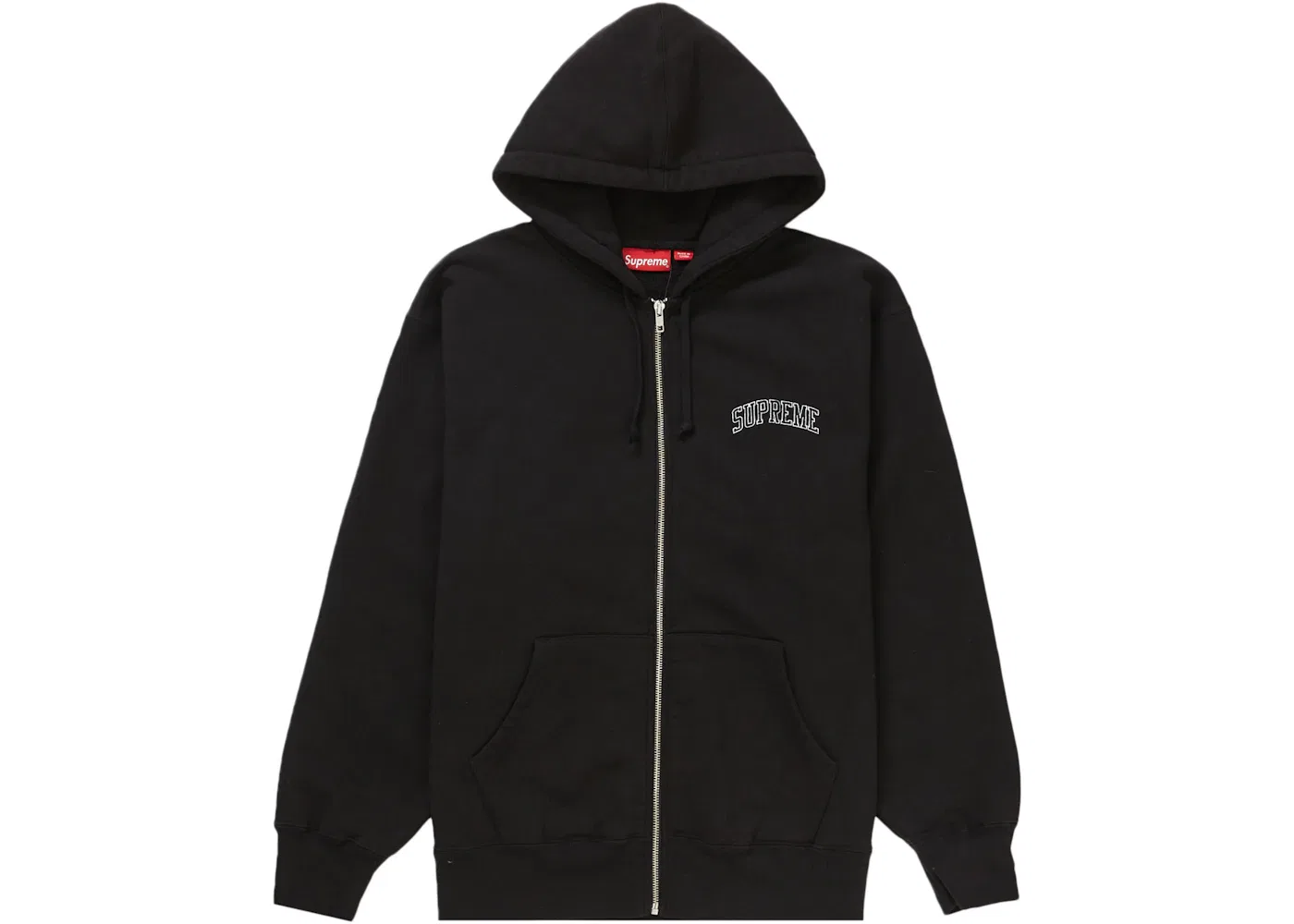 Мужская худи с принтом Supreme Doughboy Zip Up Hooded Sweatshirt, Black