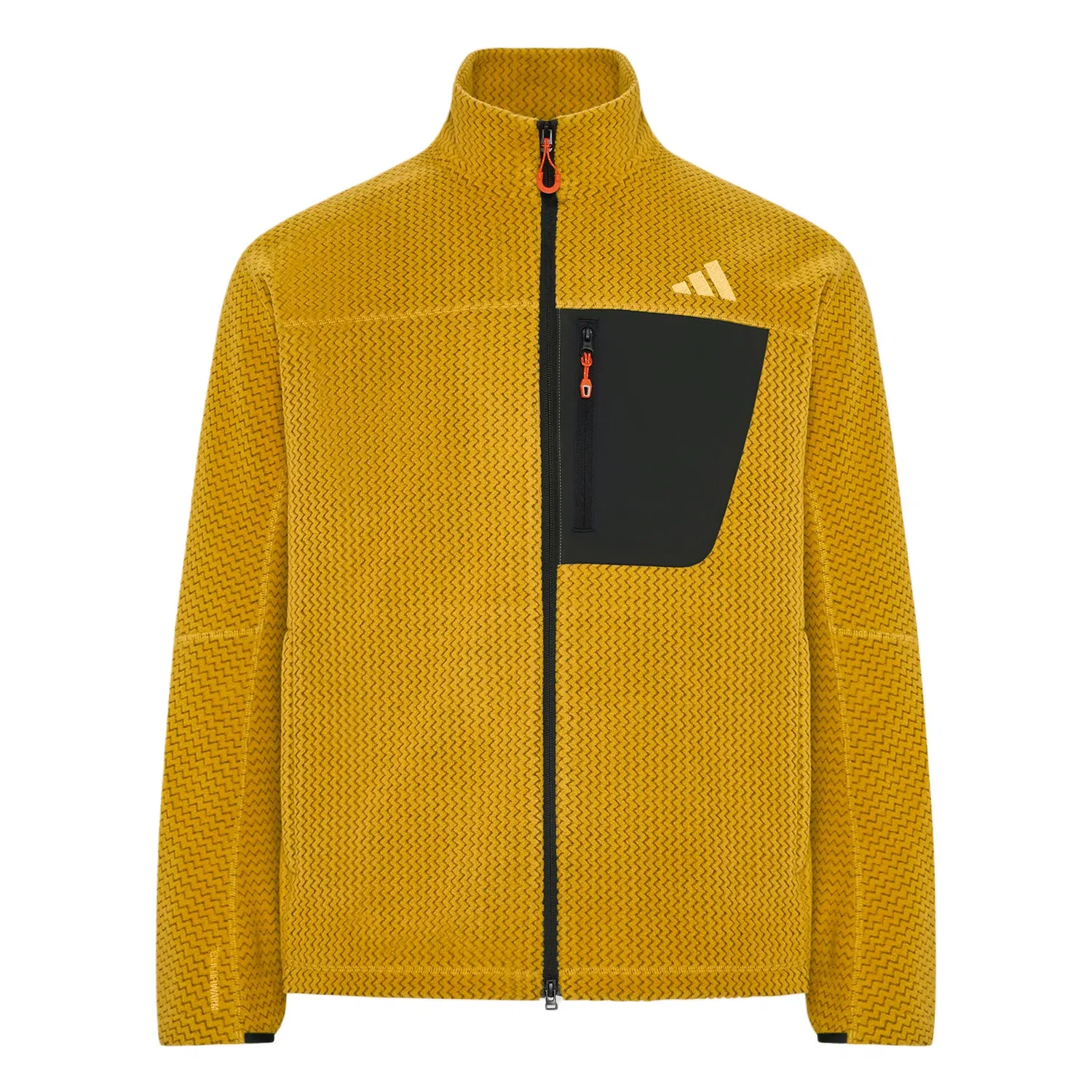 Мужской флисовый топ с воротником-стойкой Victory Gold Adidas, Victory Gold