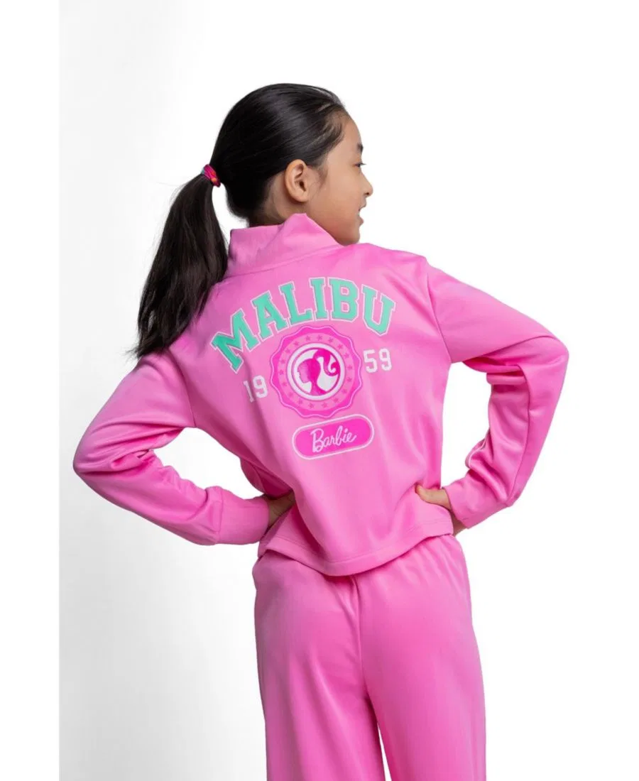 Комплект спортивный из куртки и брюк Barbie, Bright Pink — фото 3