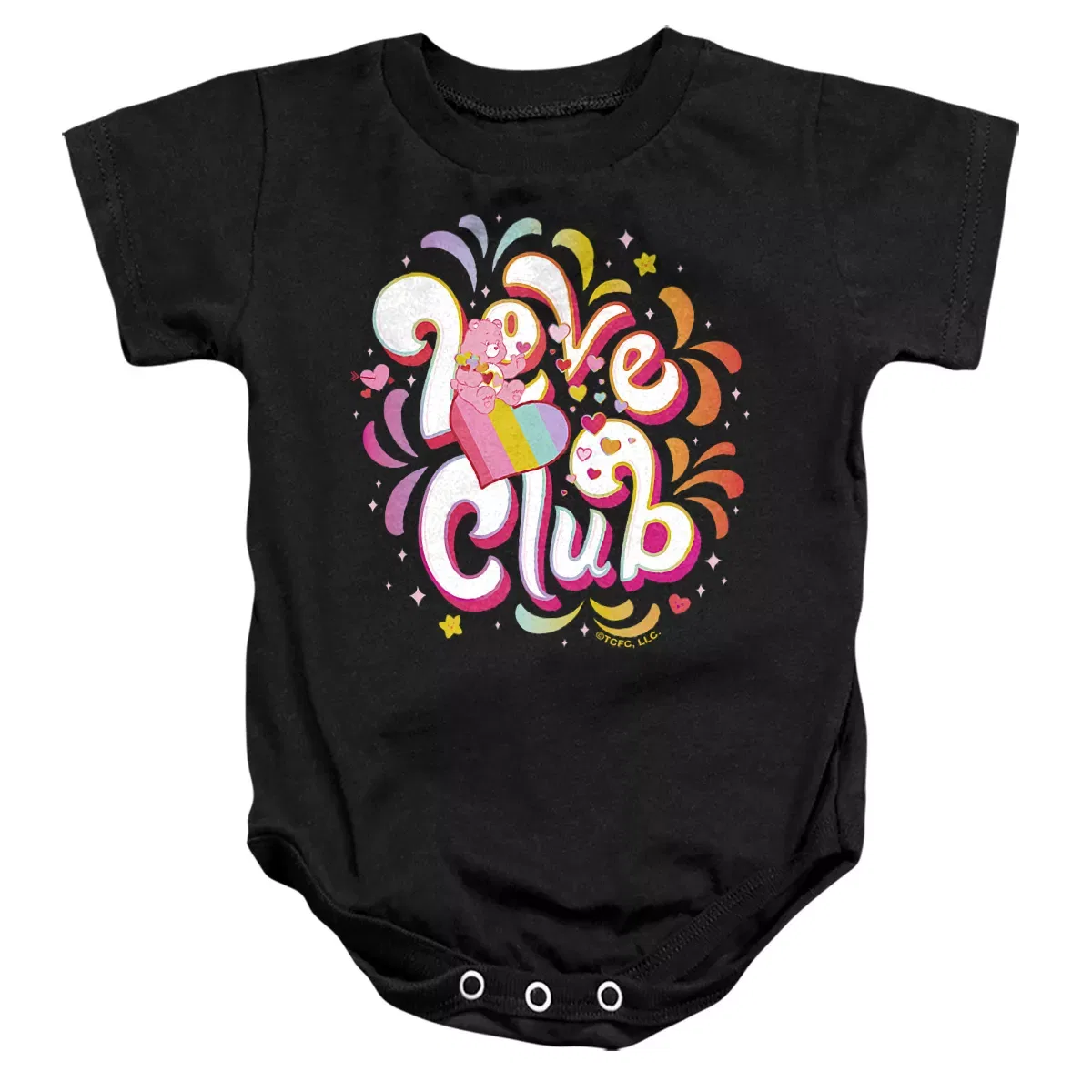 Детский боди-комбинезон с коротким рукавом Care Bears, Black