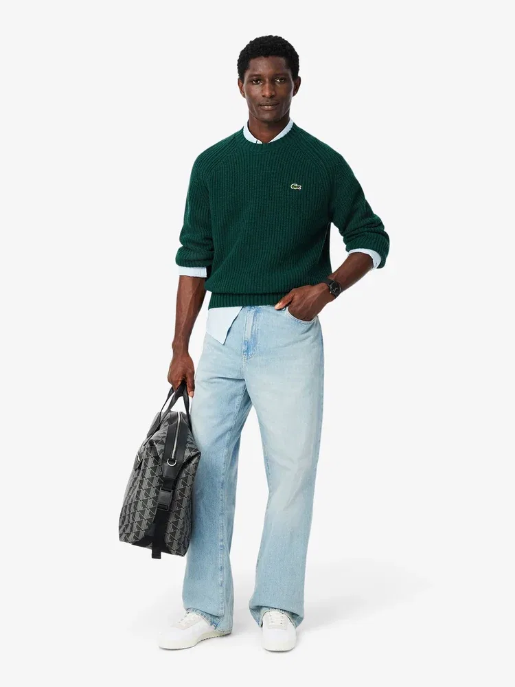 Свитер с ребристой вязкой LACOSTE — фото 4