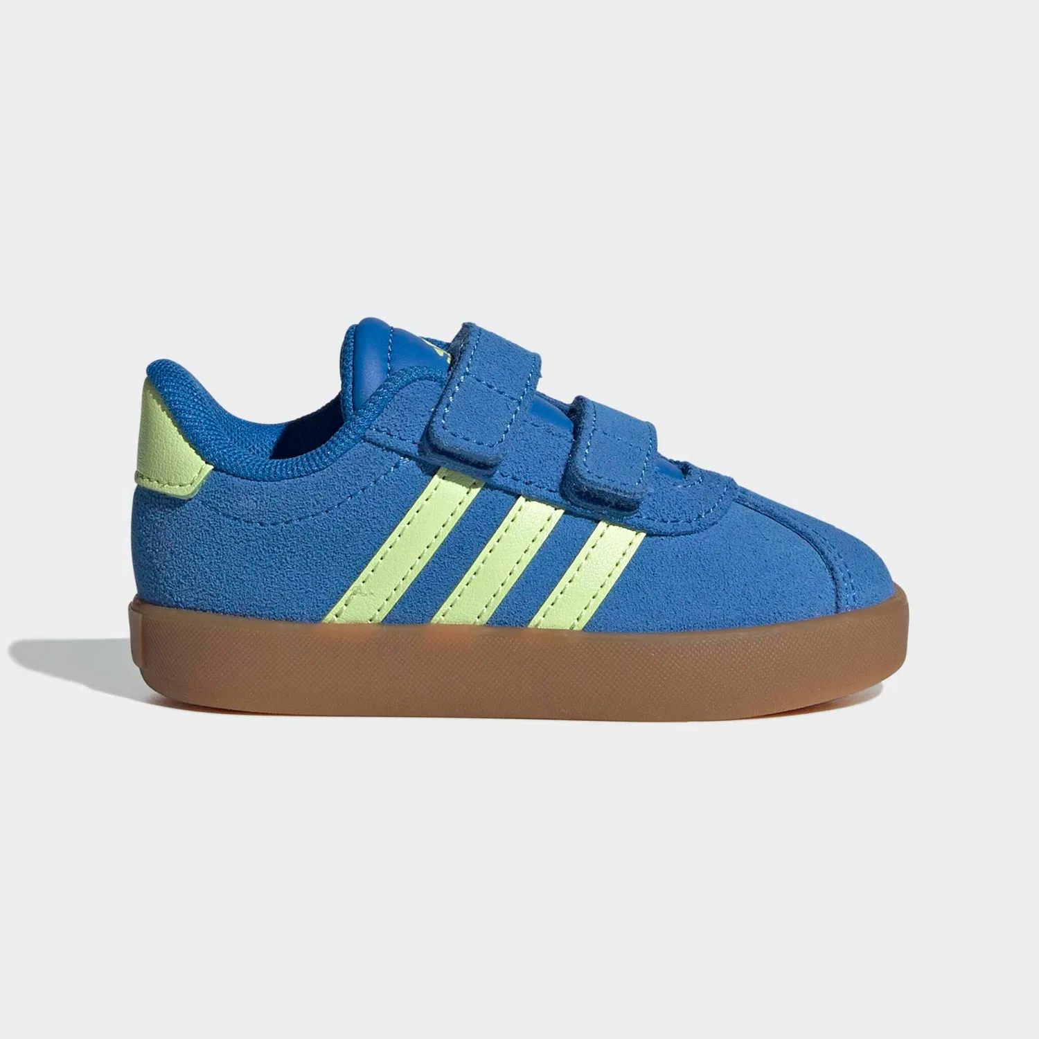 Детские кроссовки с регулируемыми липучками Adidas Sportswear, Bright Royal/Pulse Lime — фото 2