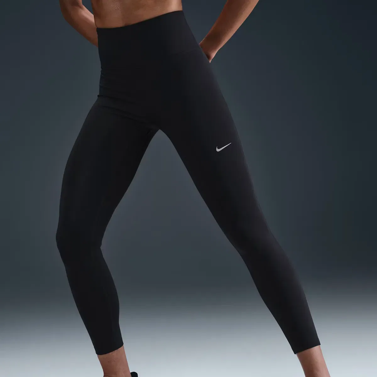 Женские леггинсы для бега Nike Dri-FIT Tempo 7/8, Nike, Negro — фото 4