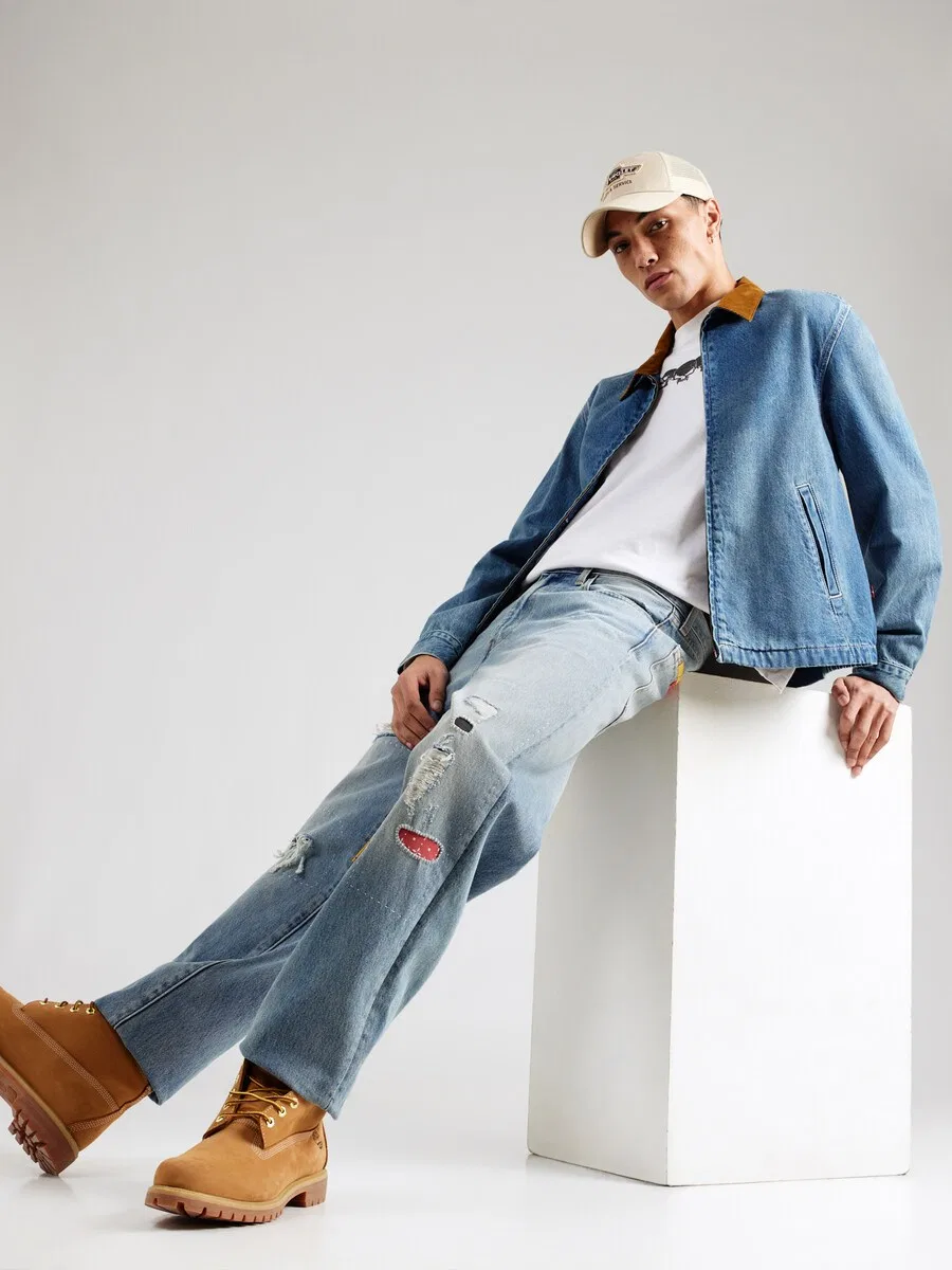 Куртка LEVI'S Between-Season 'Castro' из синего денима — фото 4