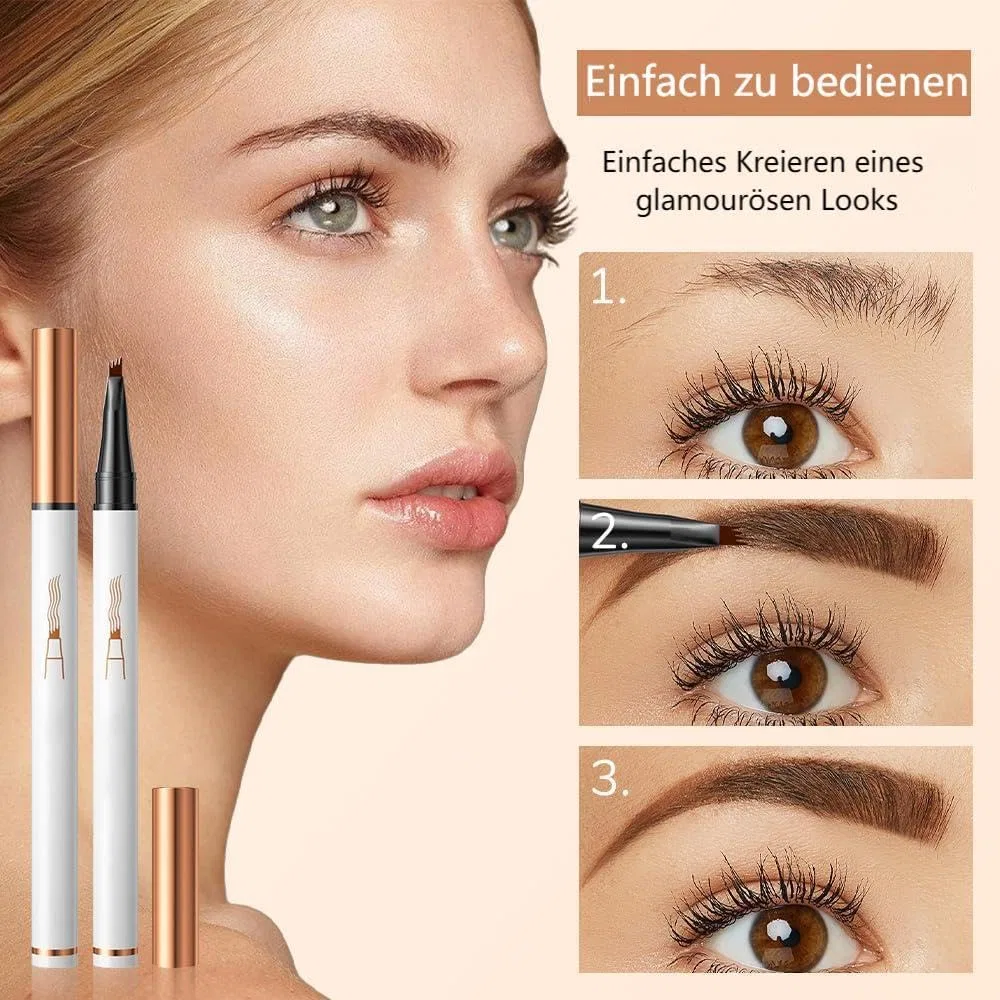 Карандаш для бровей Microblading, YILLTOY, 2 шт, 40 г, Dunkelbraun — фото 4