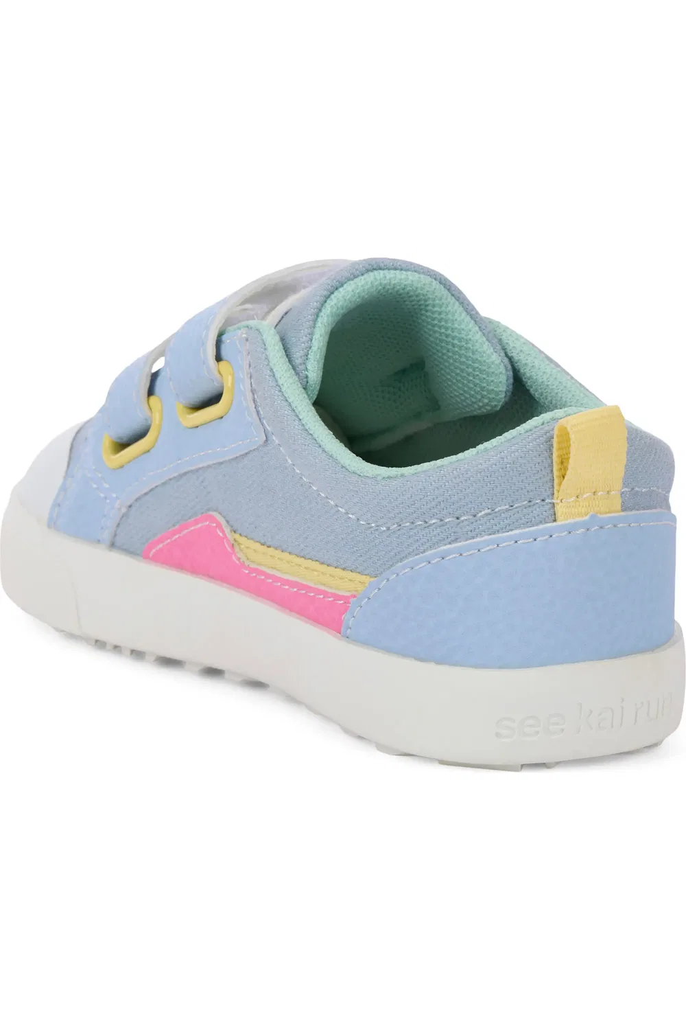 Кроссовки детские с регулируемыми ремешками Riley See Kai Run, Sky Blue Denim — фото 2