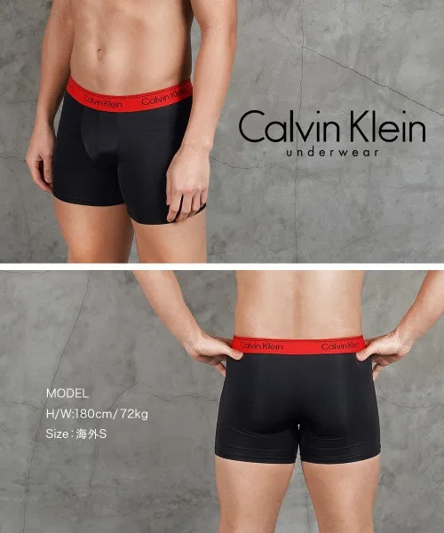 Мужские длинные боксеры Micro Stretch Relaunch Calvin Klein, Blue — фото 3