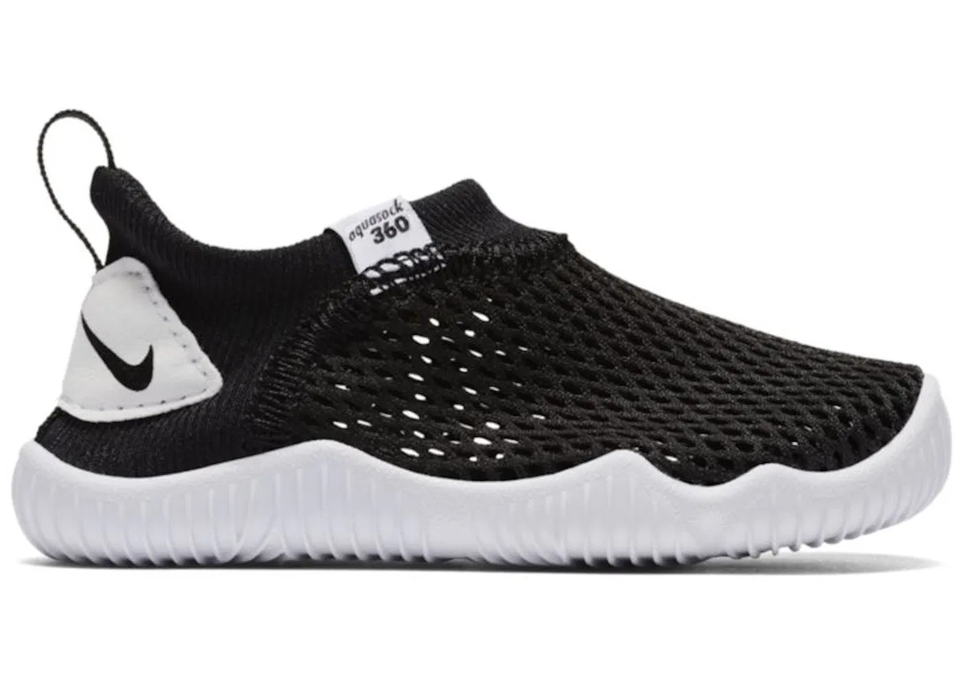 Детские сандалии с закрытым носком Nike Aqua Sock 360, Black/White/Black