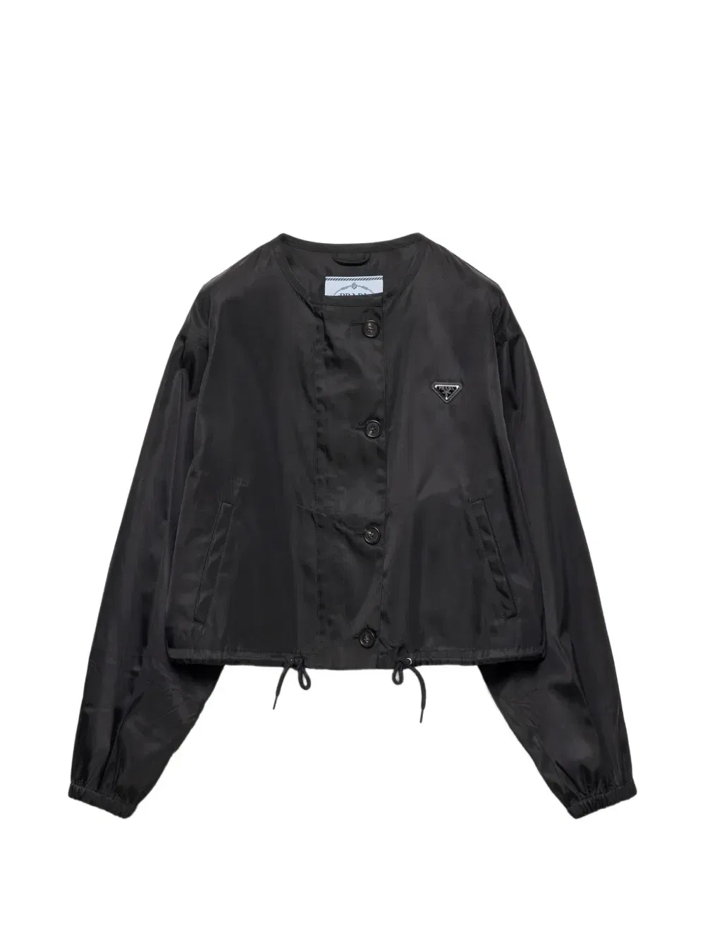 Куртка-блузон Re-Nylon Prada, черный