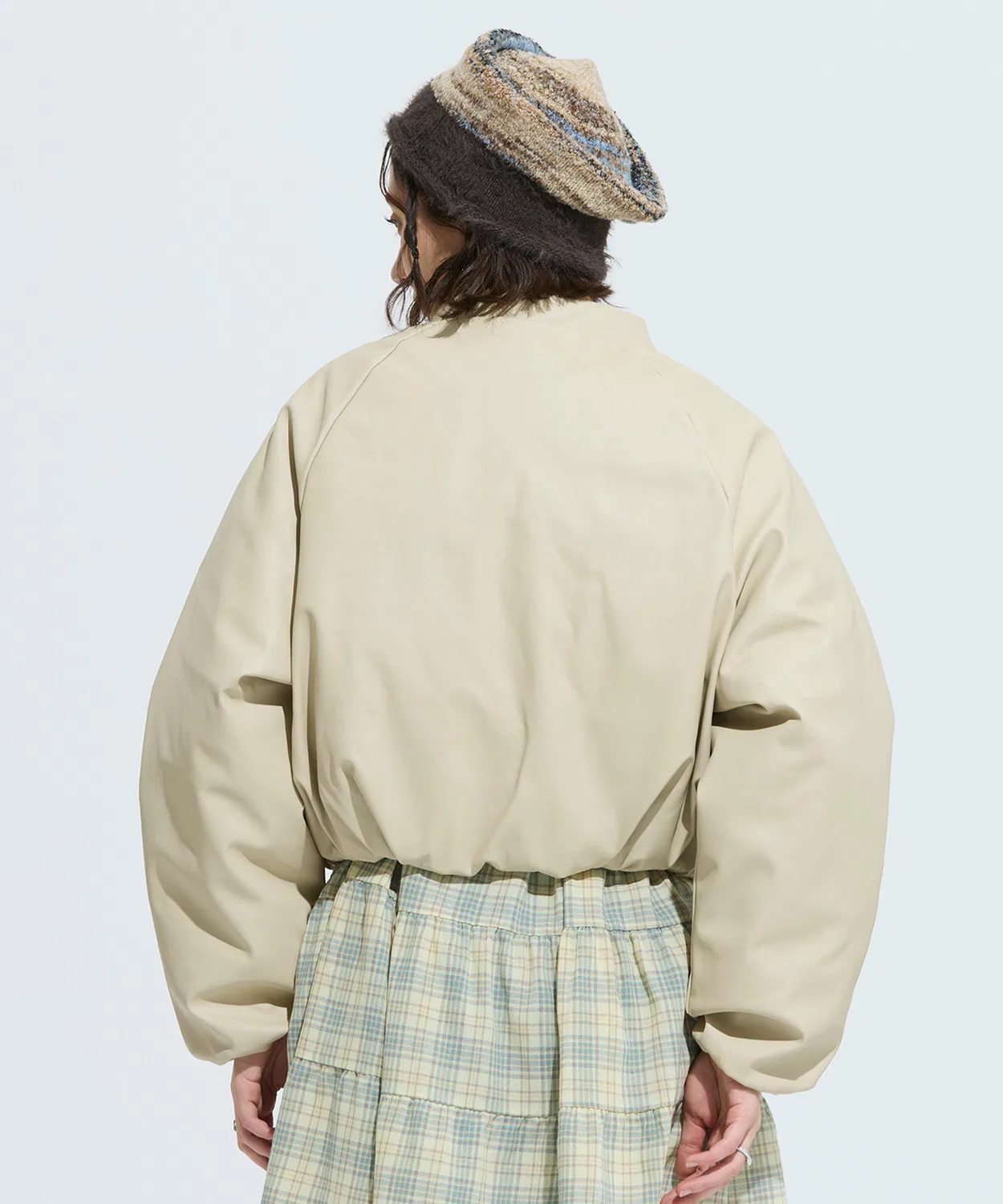 Женская куртка-бомбер с синтетическим утеплителем, модель JX3015, Adidas, Khaki — фото 3