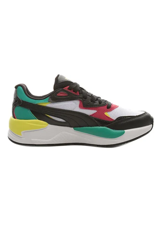 Детские кроссовки для девочек с принтом X-Ray Speed Jr Puma, Black And White — фото 4
