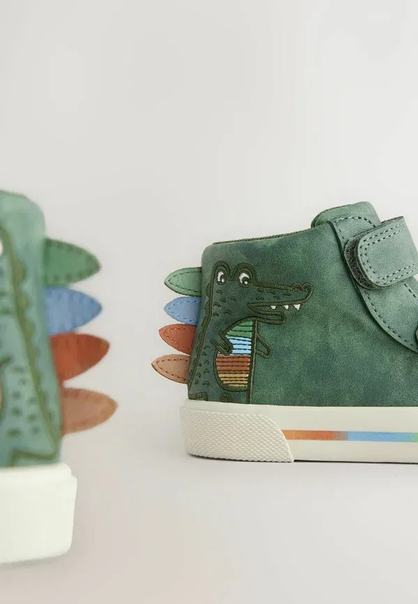 Кроссовки из искусственной кожи Next, Green Crocodile, зеленый — фото 4