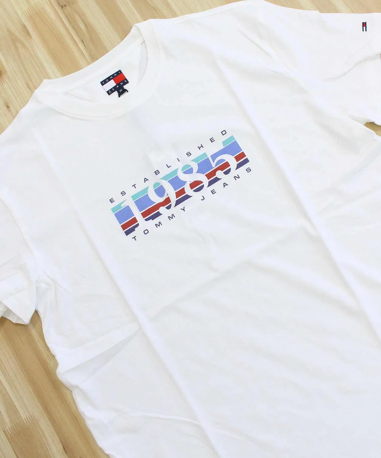 Мужская футболка с принтом DNA Graphic TOMMY HILFIGER, Natural — фото 4