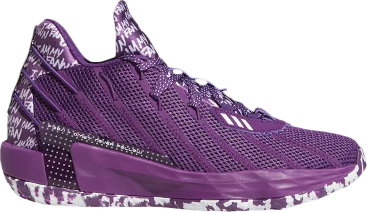

Кроссовки Adidas Dame 7 'I Am My Own Fan - Glory Purple', фиолетовый