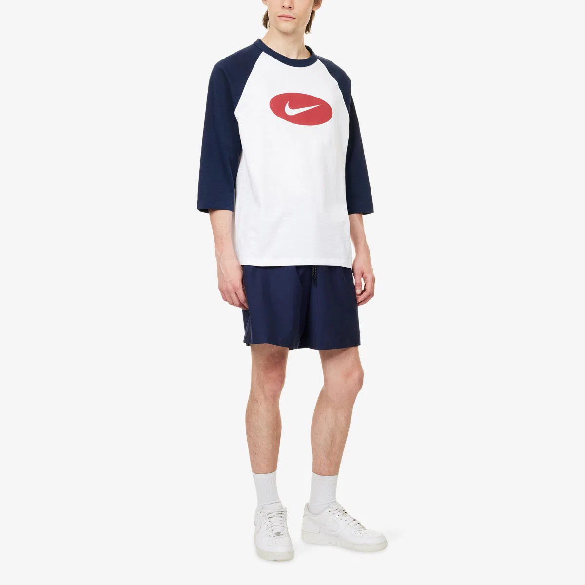 Хлопковая футболка с логотипом клуба Nike, белый — фото 2