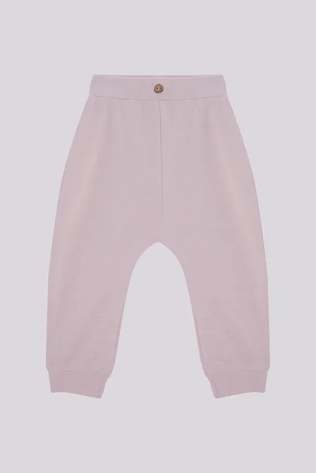 Детский спортивный костюм для девочек с длинным рукавом Gb Baby Basic, Pink — фото 4