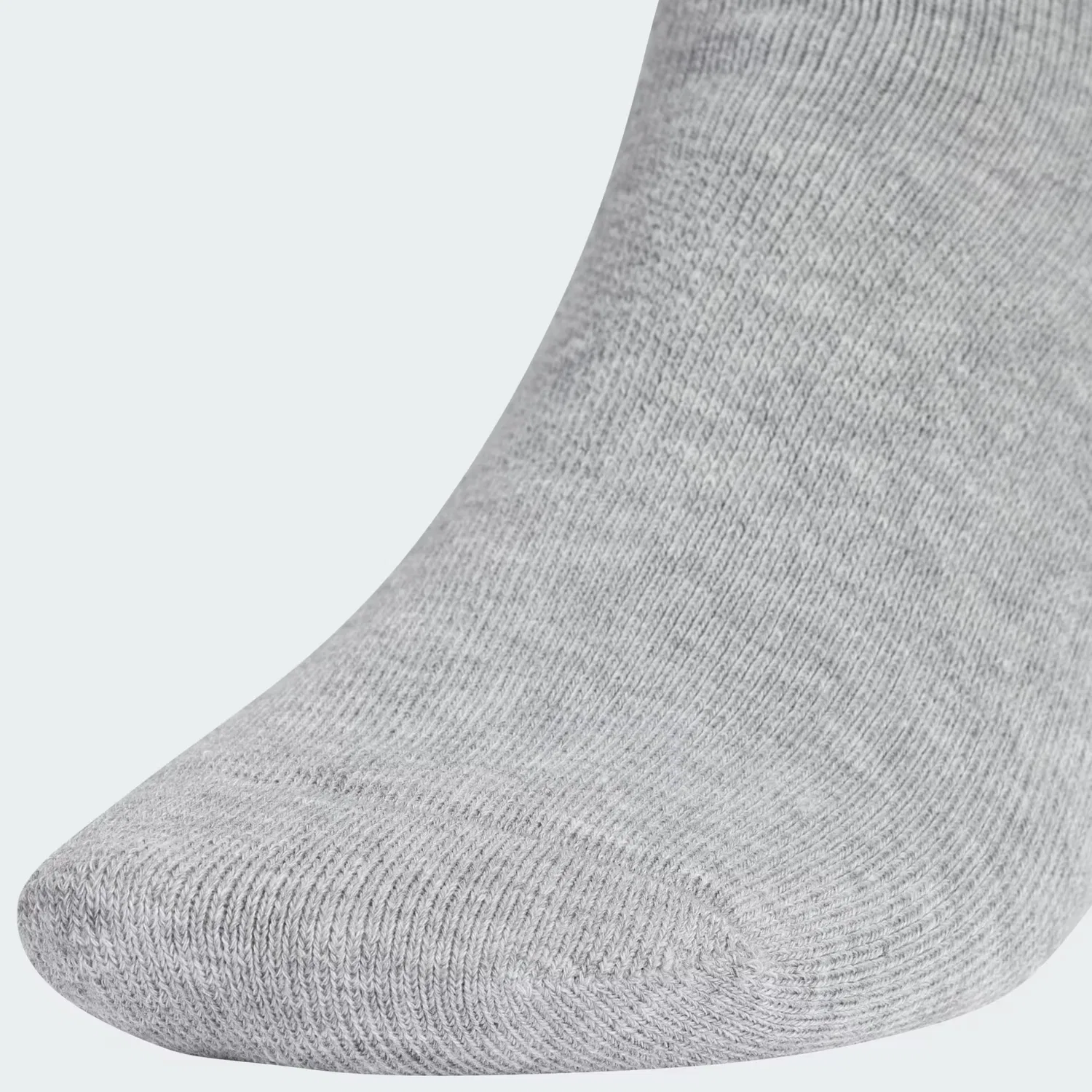 Носки-следки влагоотводящие, 6 пар, Trefoil 2.0 Adidas Originals, серый меланж/черный/белый — фото 3