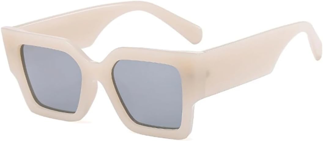 

Солнцезащитные очки с защитой UV400 | Прозрачные с градиентным покрытием | Для женщин и мужчин, для занятий спортом на открытом воздухе и вождения DSVIGF, Jelly Beige Silver