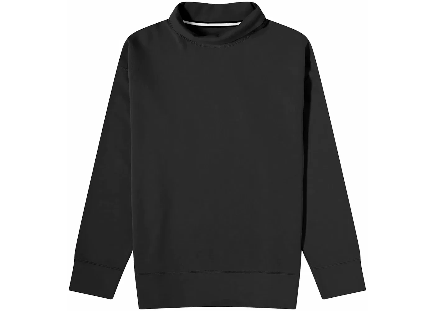 Мужская водолазка с высоким воротом из футера Nike Turtleneck, Black