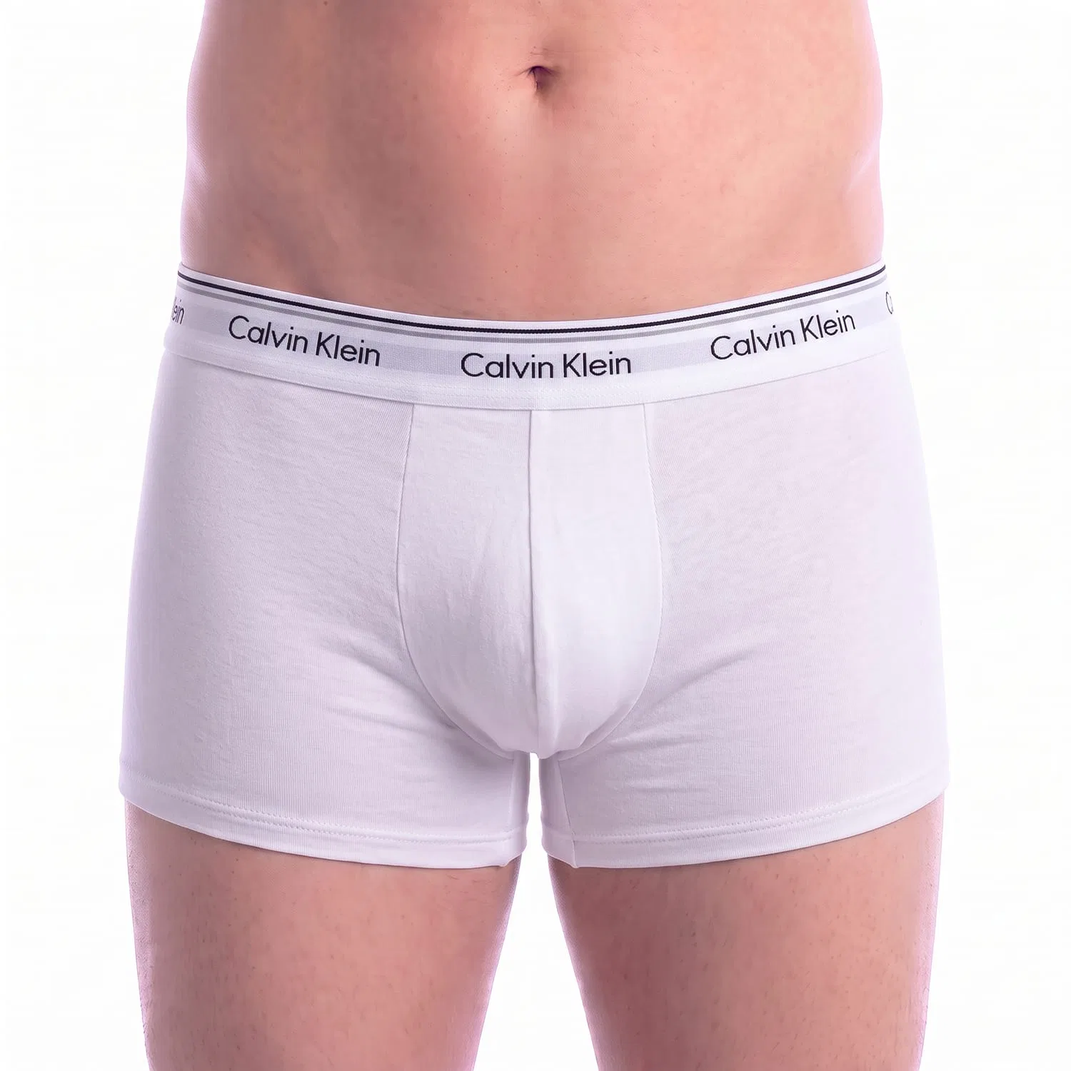 Комплект боксеров хлопковый White Calvin Klein, белый — фото 2