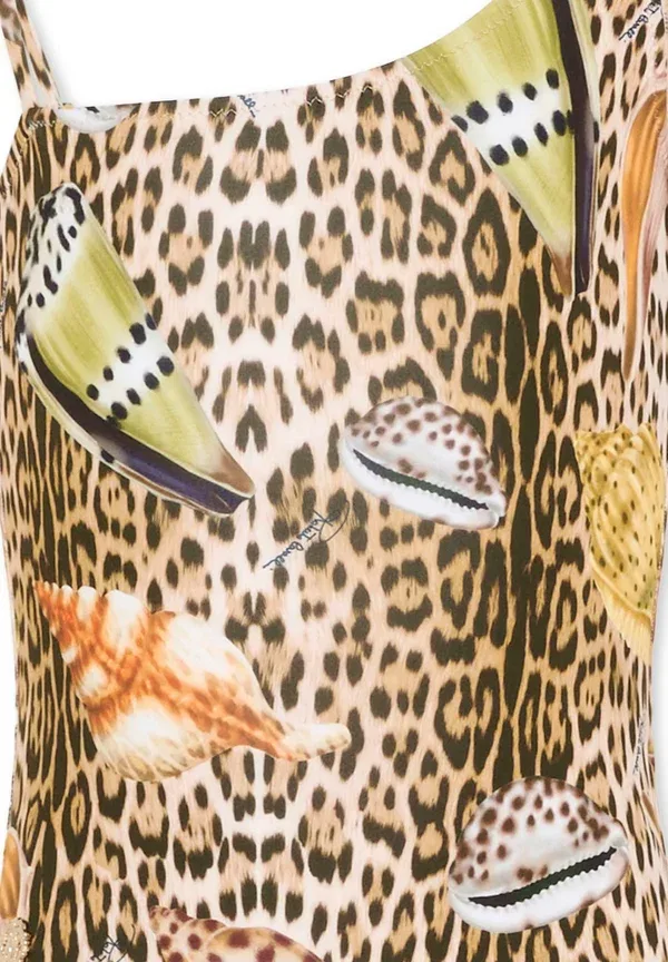 Купальник с принтом Costume intero Roberto Cavalli Junior Multi-coloured, мультиколор — фото 3