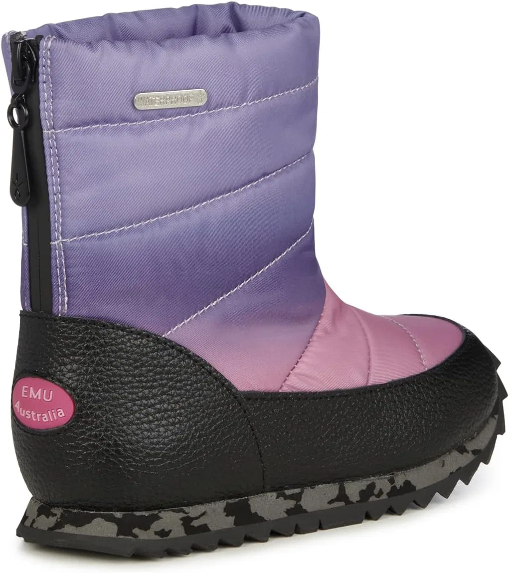 Детские сапоги для девочек из шерсти водонепроницаемые Tarlo Kids Wool Waterproof EMU, Grape — фото 4
