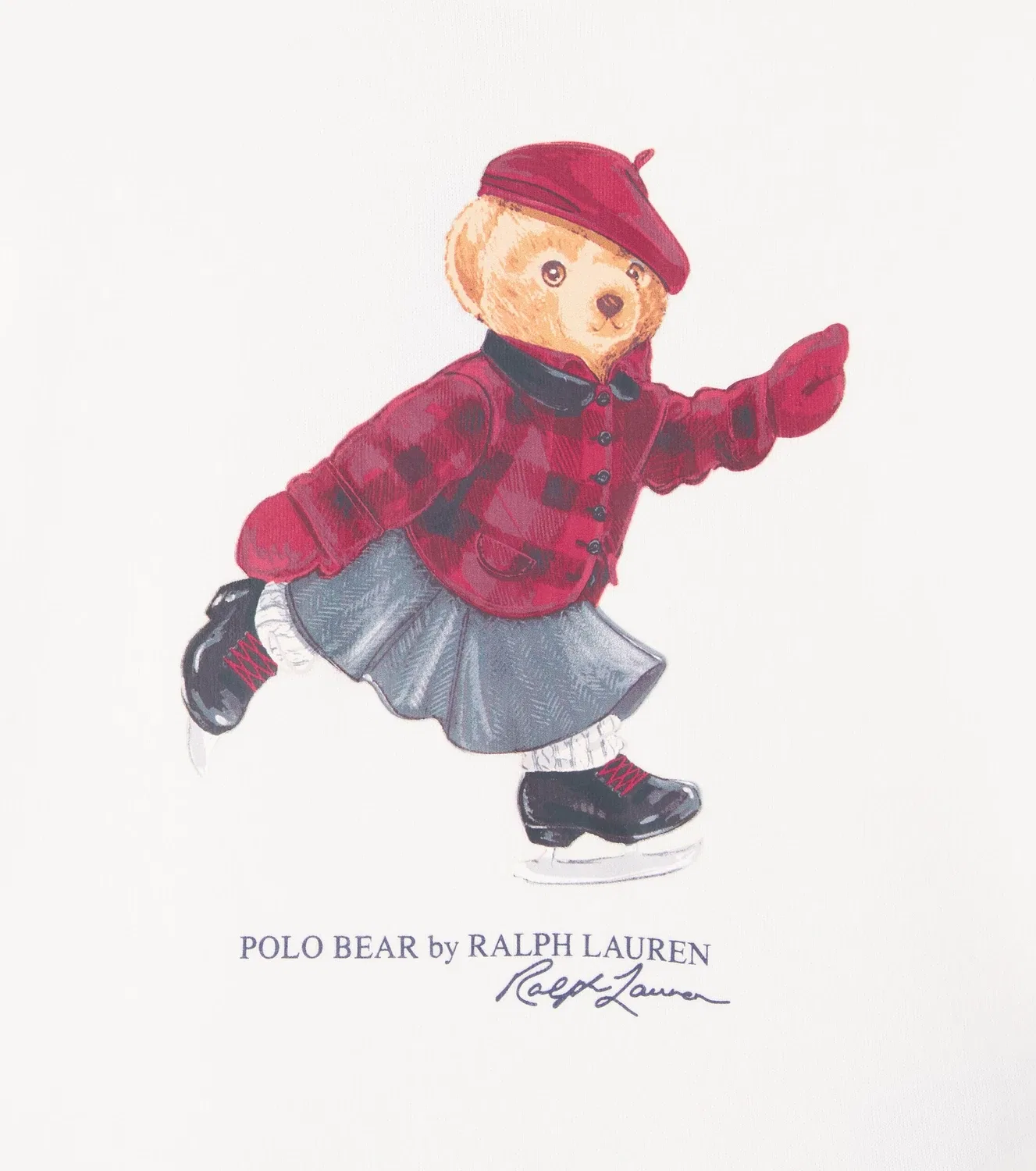 Нарядное платье хлопковое Polo Bear Polo Ralph Lauren Kids, белый — фото 3