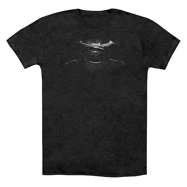 

Футболка Batman v Superman с логотипом в черно-белом цвете Licensed Character