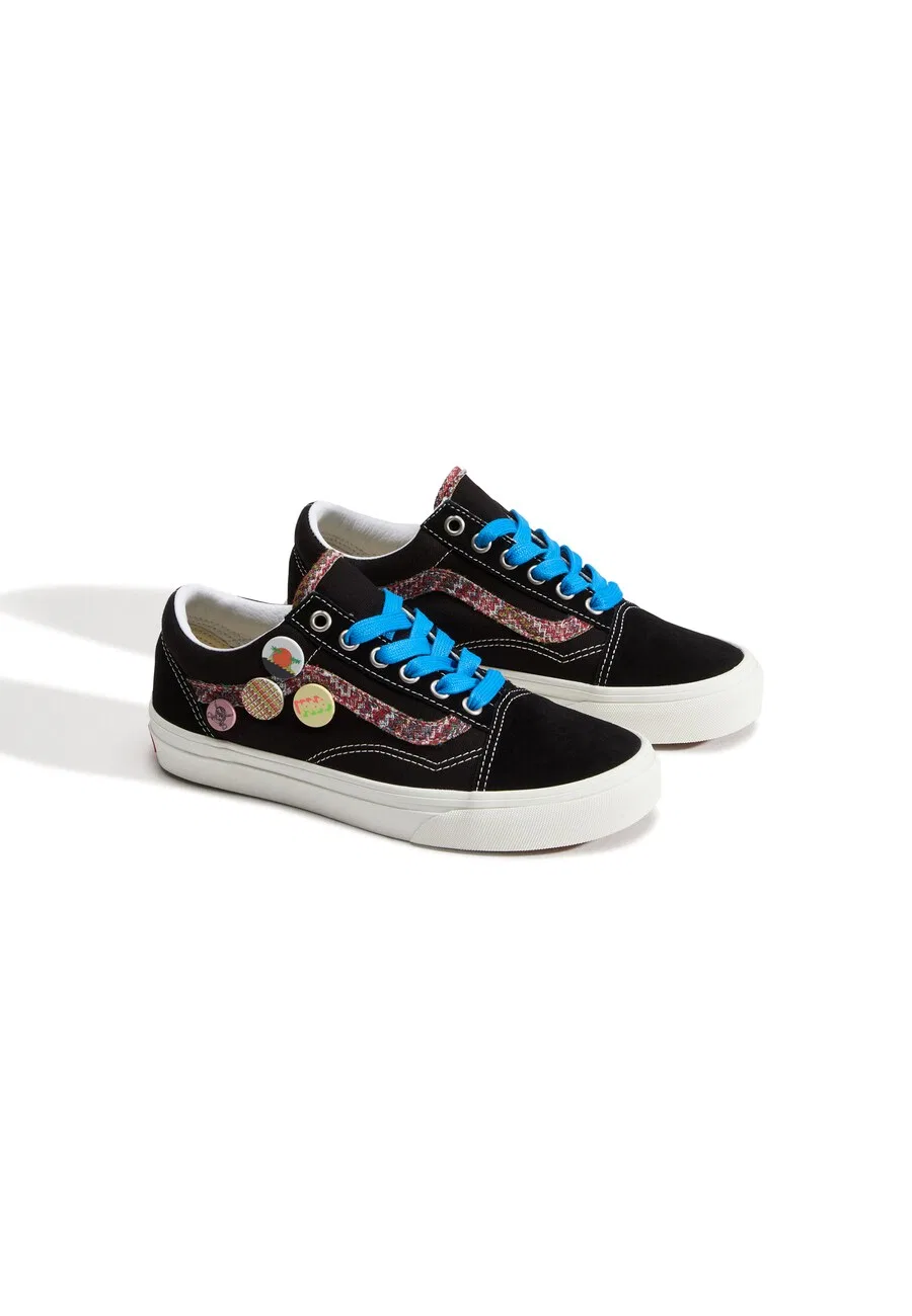Кроссовки VANS 'Old Skool' черного цвета — фото 2