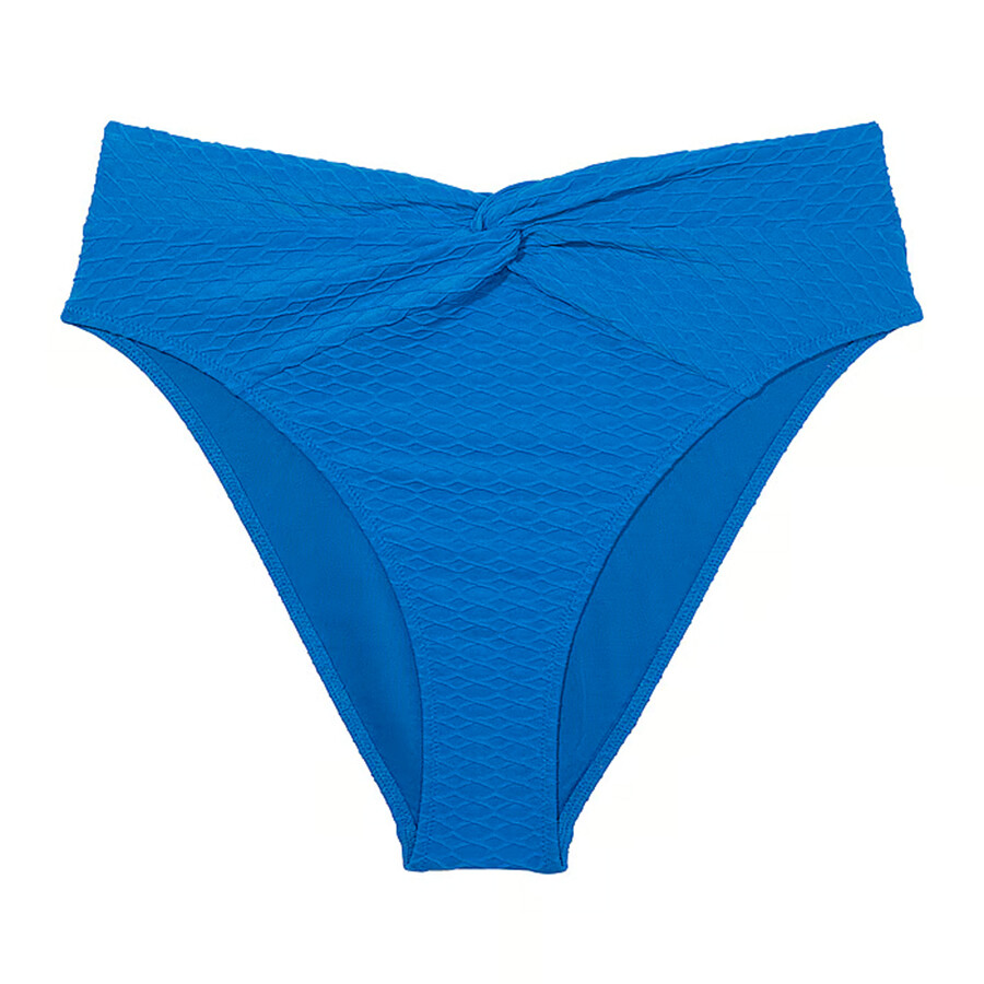 

Плавки бикини Victoria's Secret Swim Mix & Match High-Waist Twist Cheeky Fishnet, синий