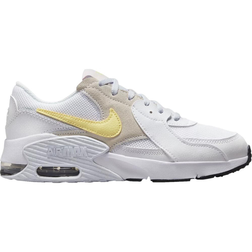 

Кроссовки Nike Air Max Excee GS White Citron Tint, белый/серый/желтый