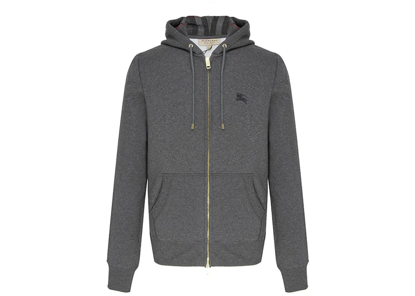 Мужская худи с принтом Burberry Hoodie, Gray