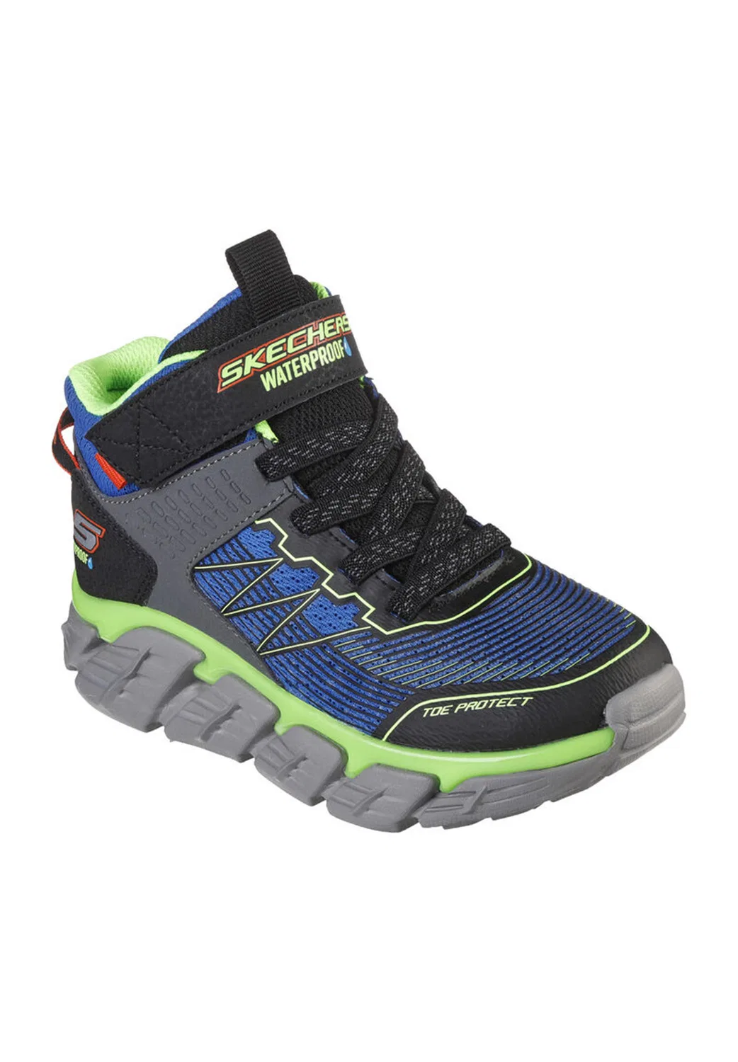 Детские кроссовки для мальчиков с высоким верхом TECH-GRIP HIGH-SURGE Skechers, Schwarz — фото 2