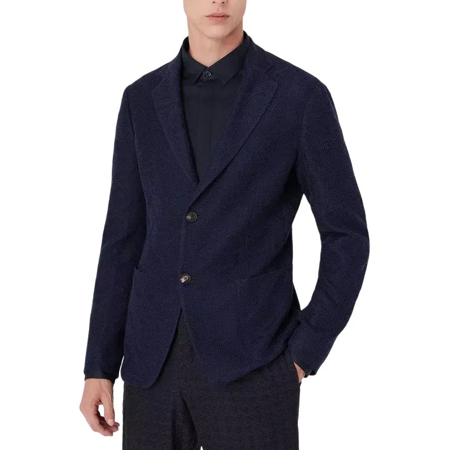 Мужское пальто BUSINESS SUIT COAT EMPORIO ARMANI, Marine Blue — фото 3