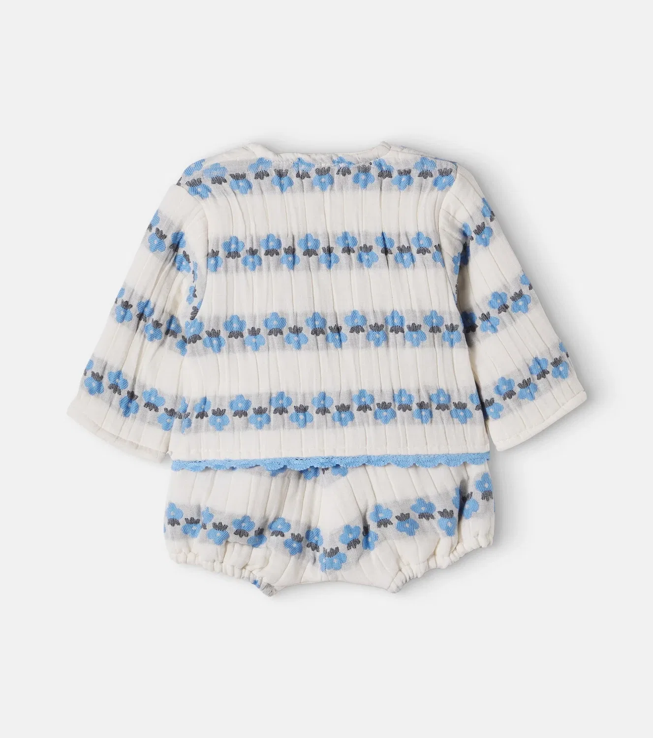 Комплект из кардигана и панталон Baby Scilla Bebe Organic, коричневый — фото 2