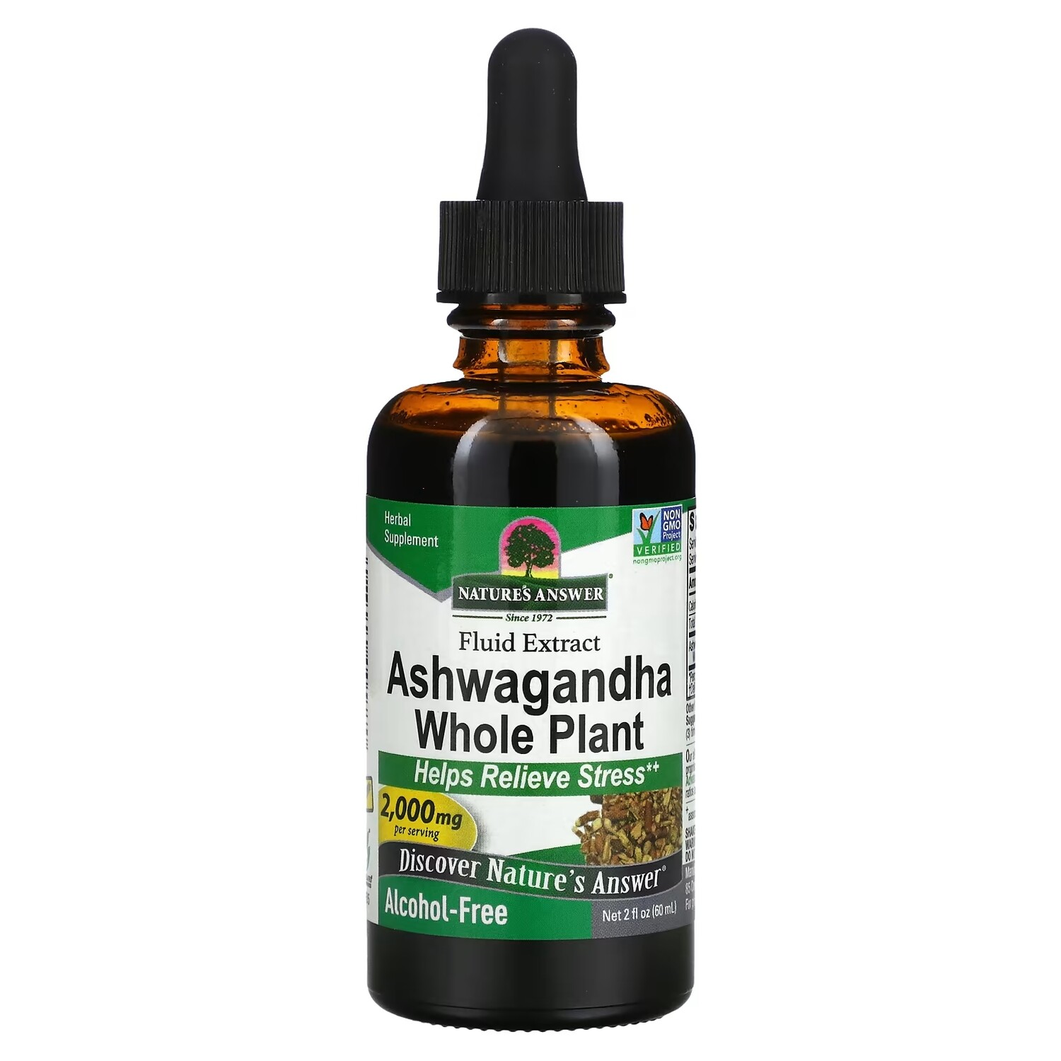 

Жидкий Экстракт Nature's Answer Ashwagandha Whole Plant, 60 мл