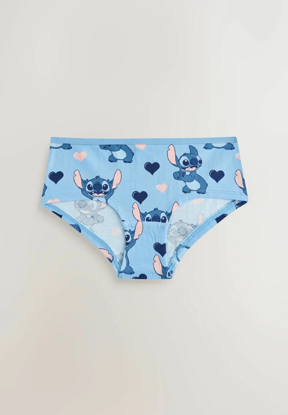 Трусы-Хипстеры Lilo & Stitch, стандартный крой, комплект из 5 штук Next, Blue Pink — фото 3