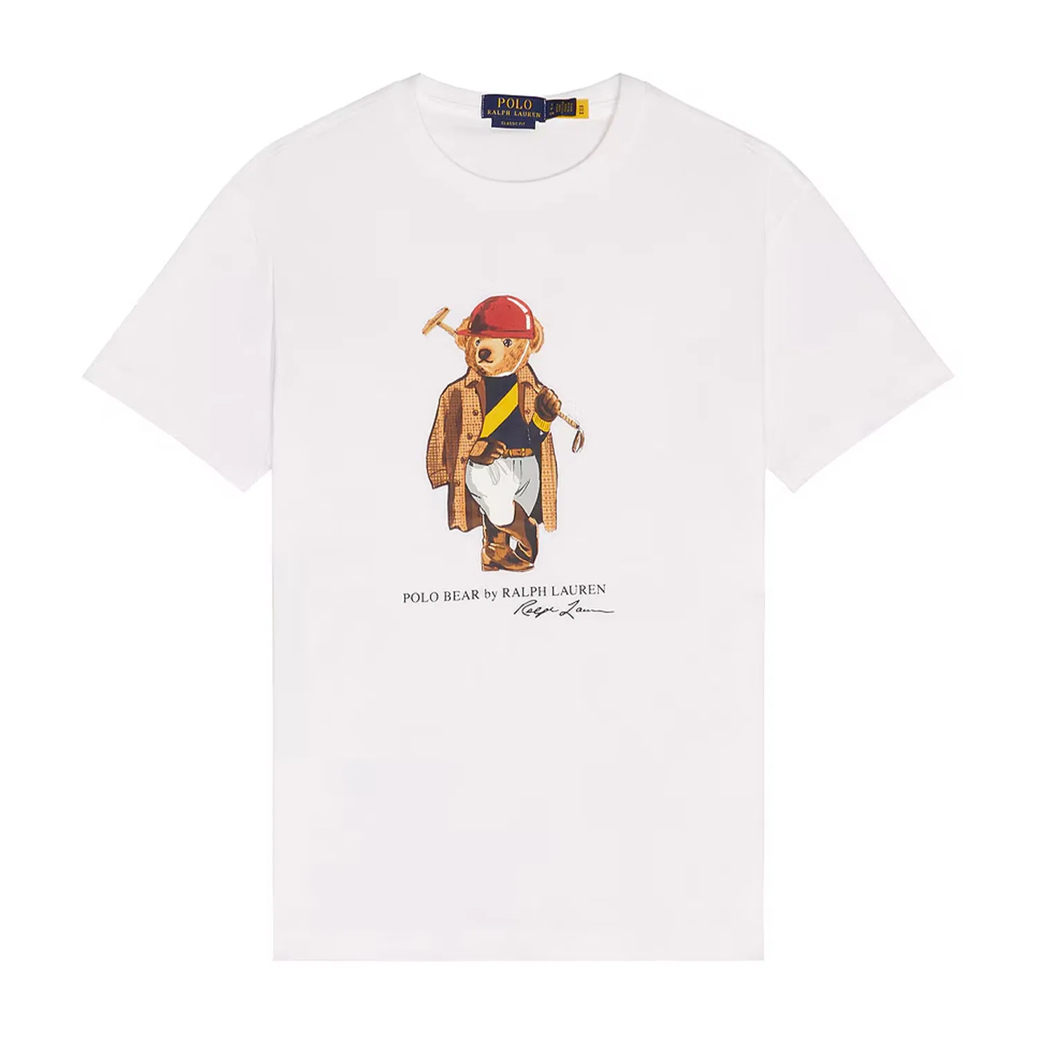 Мужская футболка с принтом Polo Bear Classic Version Polo Ralph Lauren, White