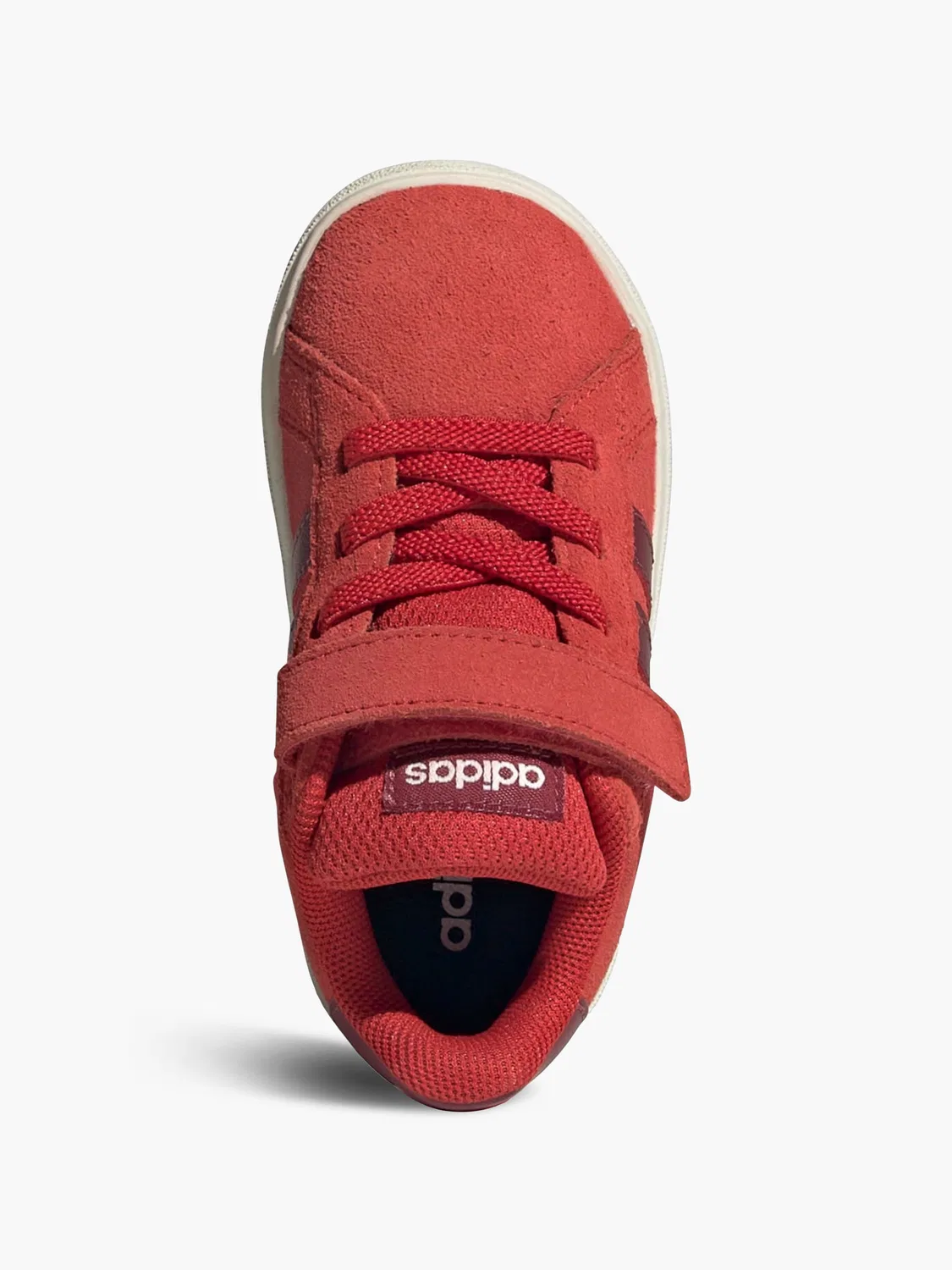 Детские кроссовки с липучками Adidas, красный — фото 2