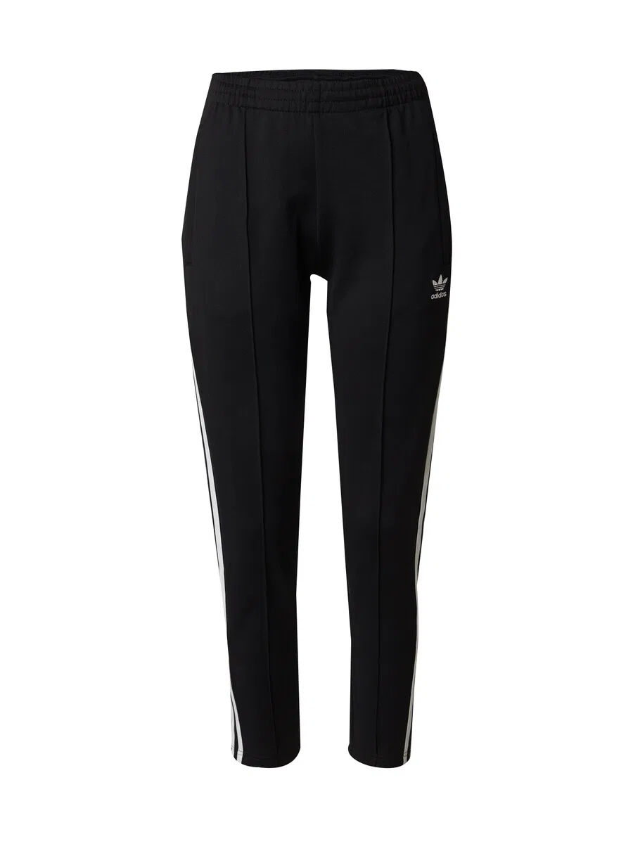 Брюки ADIDAS ORIGINALS Slim fit 'Adicolor' черного цвета