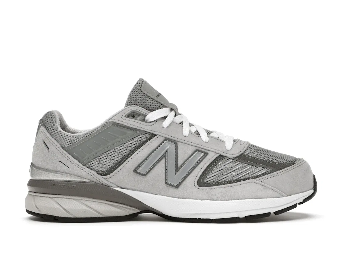 Детские кроссовки Lifestyle с дышащей сеткой New Balance 990v5, Grey/Castle Rock