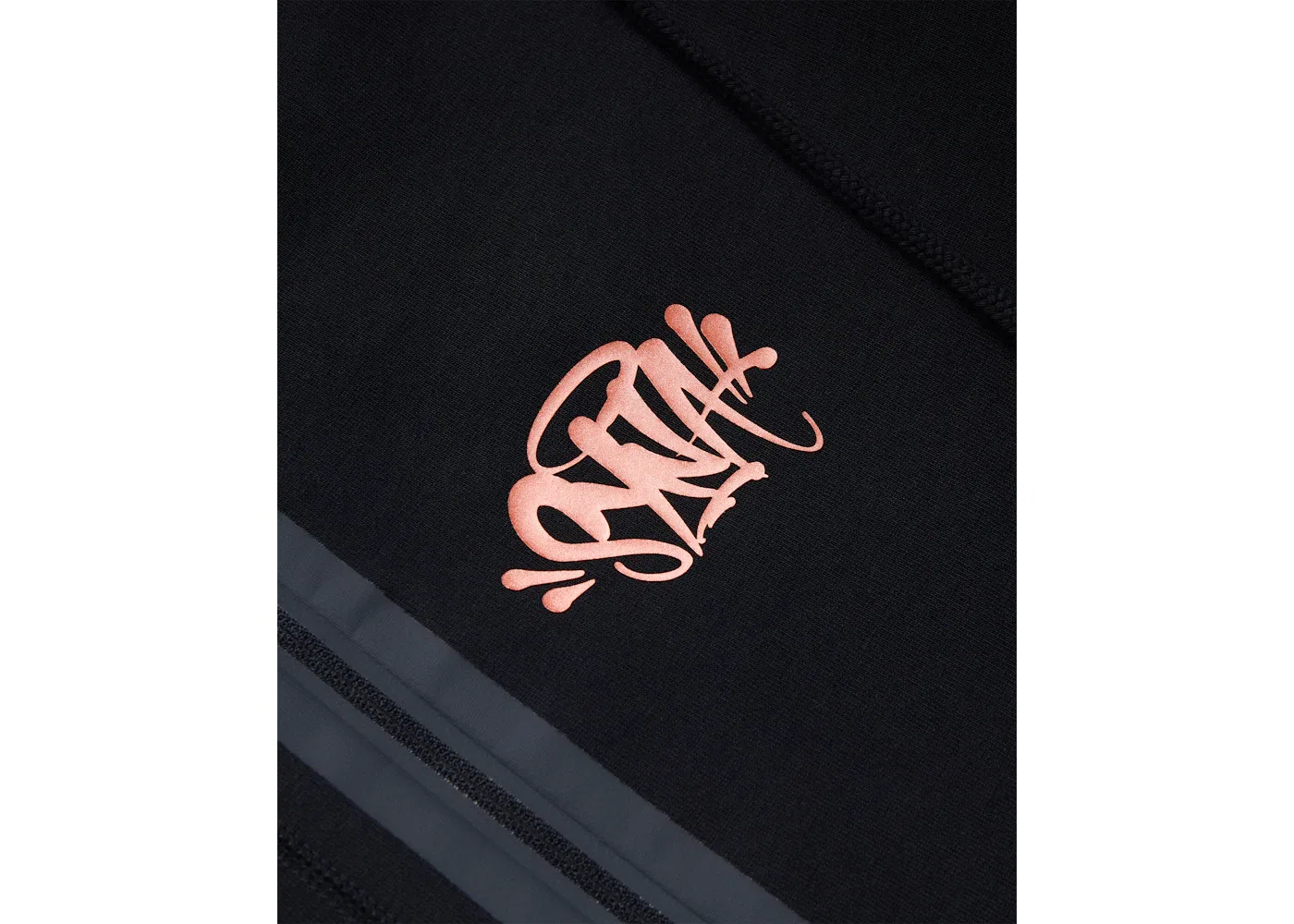 Мужские джоггеры из флиса Tech Fleece Nike, Black/Metallic Red Bronze — фото 2