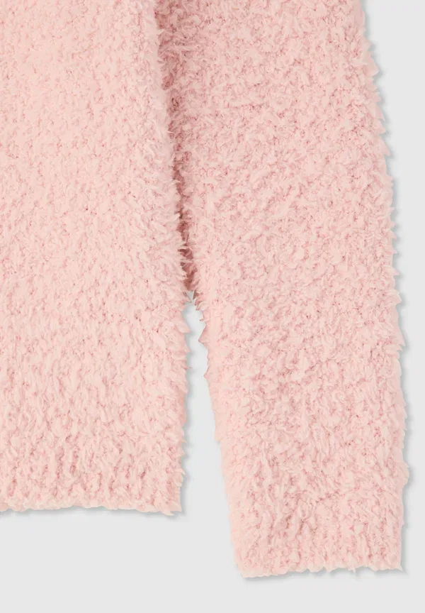 Флисовая кофта с пайетками Fleece jumper Terranova, Rose Cipria, розовый — фото 3