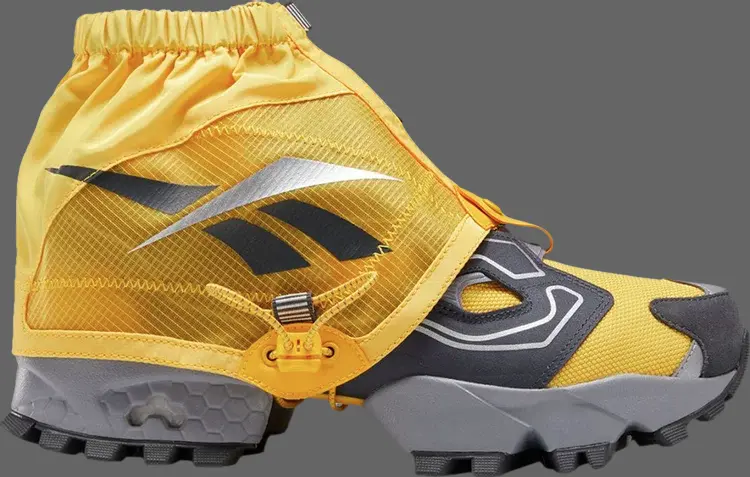 

Кроссовки instapump fury trail shroud 'yellow' Reebok, серый